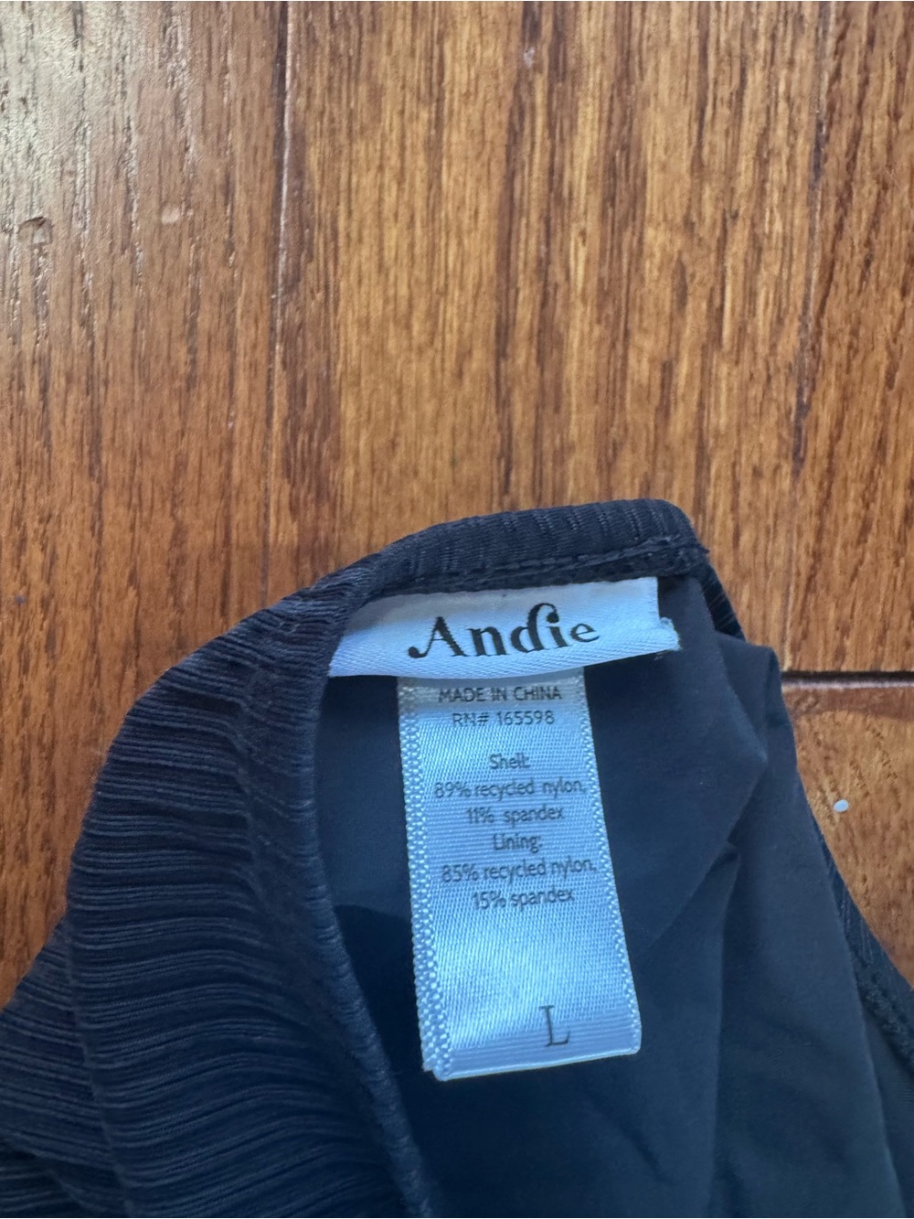 Andie Tulum One Piece (Size L) Black - Picture 5 of 5